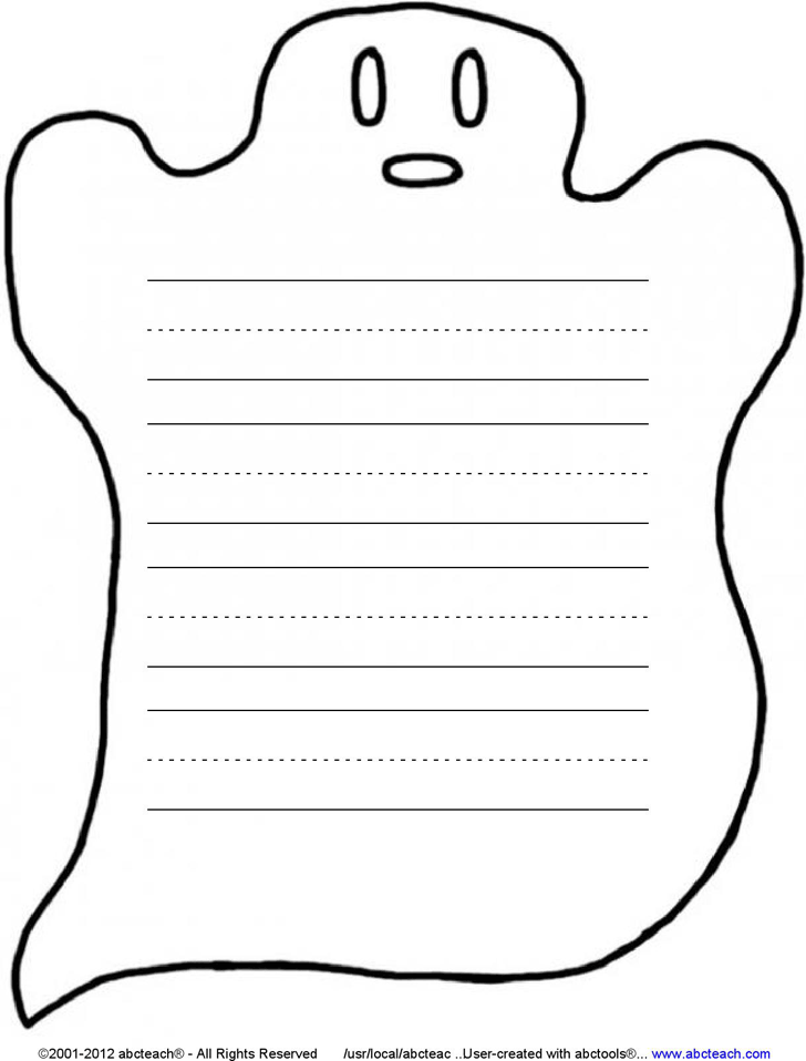 Lined Paper Template for Kids 3