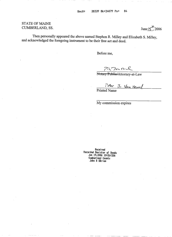 Maine Quitclaim Deed Sample 1 Page 2