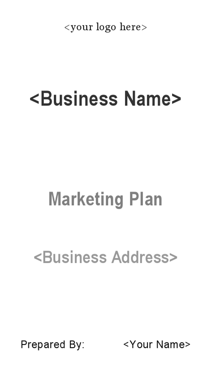 Marketing Plan Sample Page 2