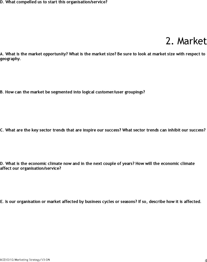 Marketing Strategy Template 3 Page 4