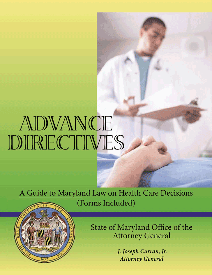 Maryland Medical Advance Directive Form