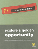 McDonalds Job Application Form