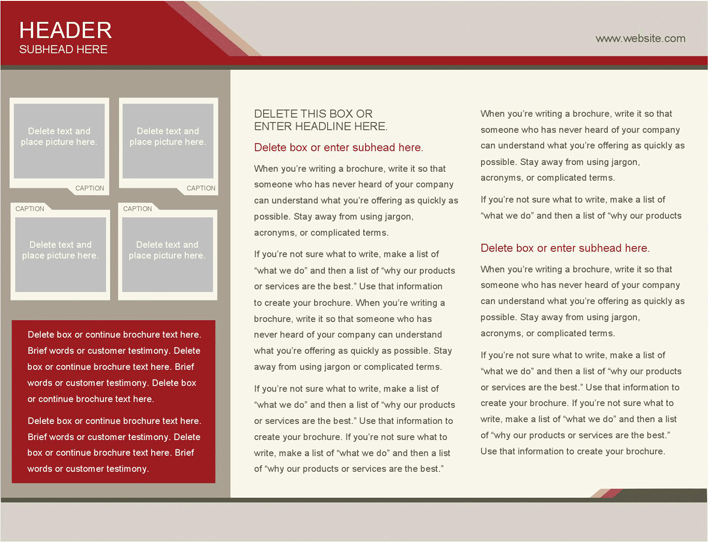 Medical Brochure Template 1 Page 2
