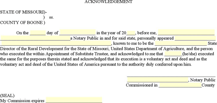 Missouri Quitclaim Deed Form 1 Page 2