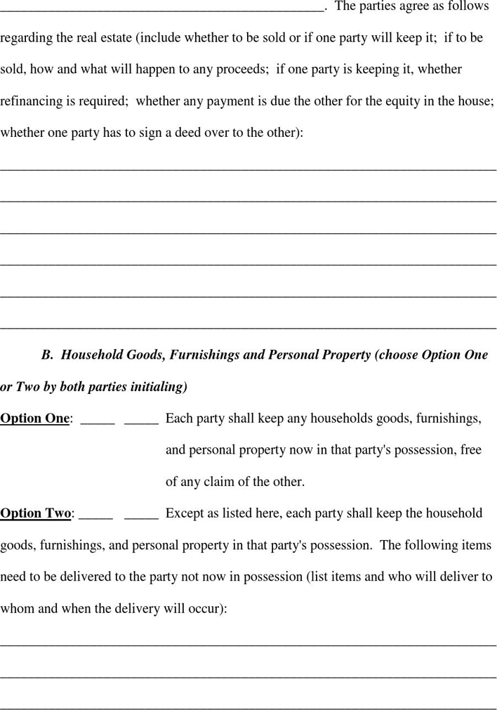 Ohio Separation Agreement Template Page 4