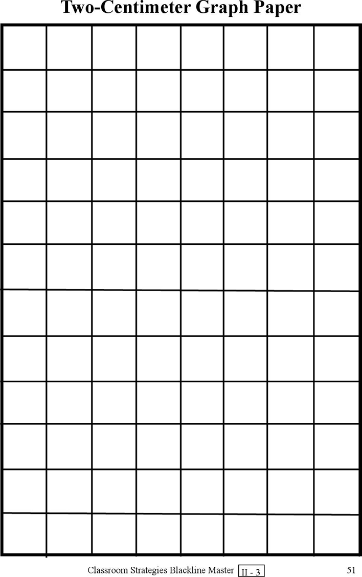 One-Inch Graph Paper Page 3