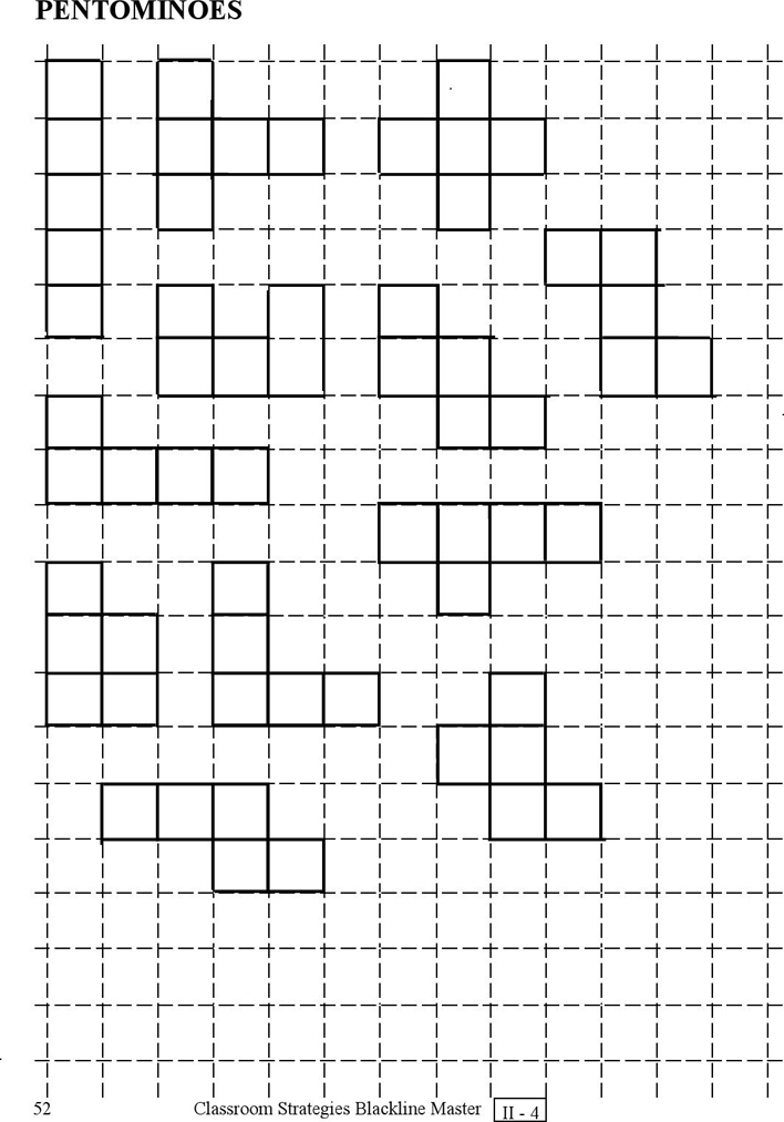 One-Inch Graph Paper Page 4