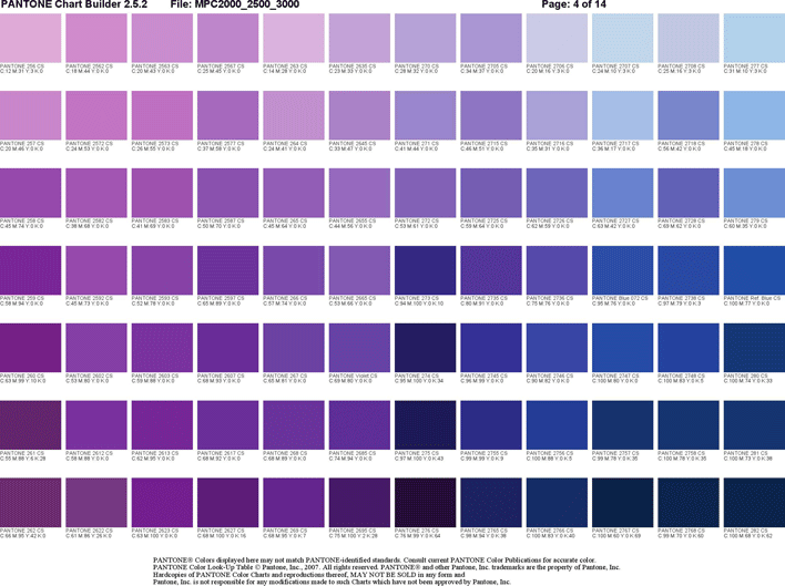 Pantone Color Chart 2 Page 4