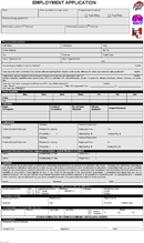 Pizza Hut Job Application Form