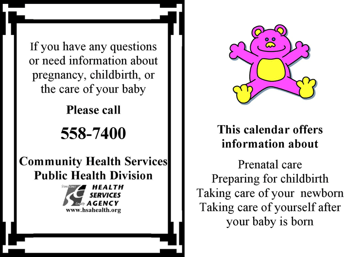 Pregnancy Calendar 3 Page 2