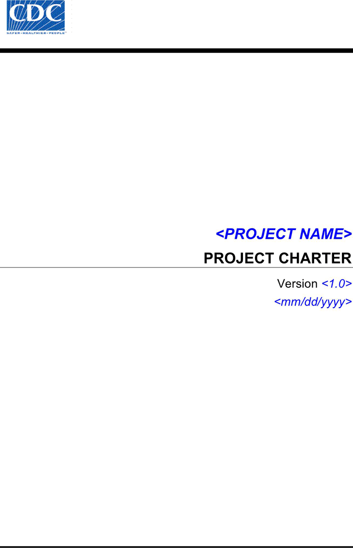 Project Charter Template 2