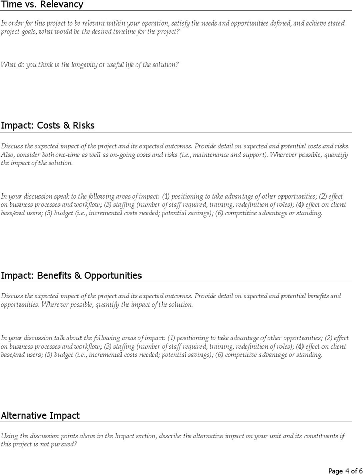 Project Proposal Template 2 Page 4