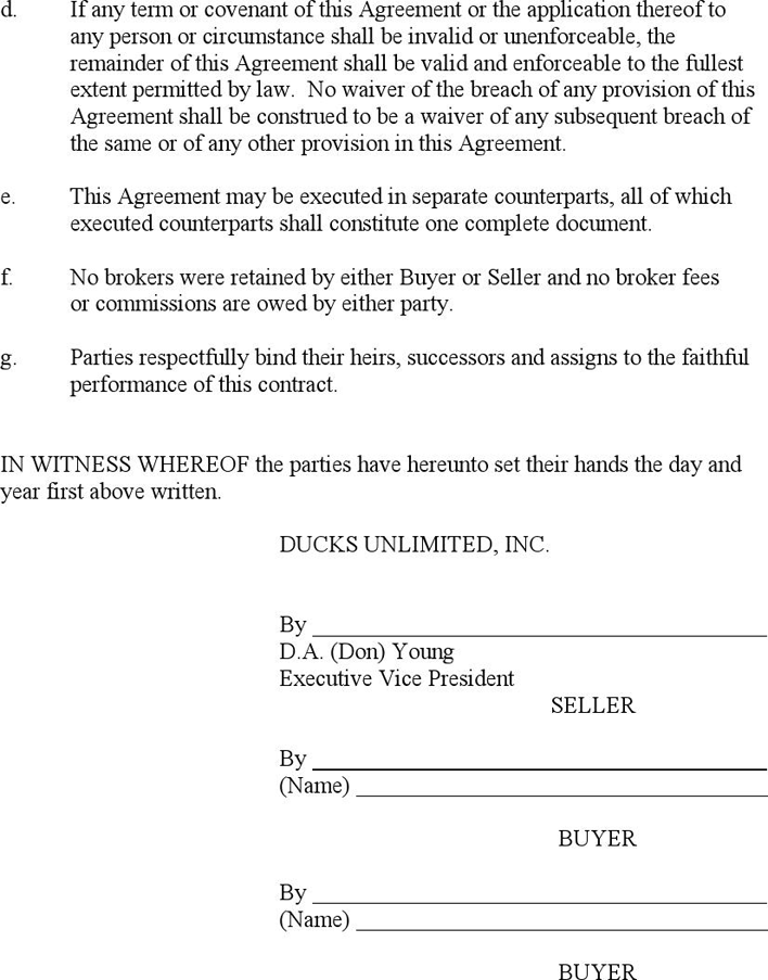 Purchase and Sale Agreement 1 Page 4