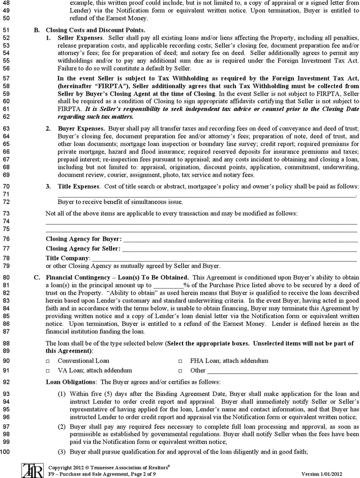 Purchase and Sale Agreement 3 Page 2