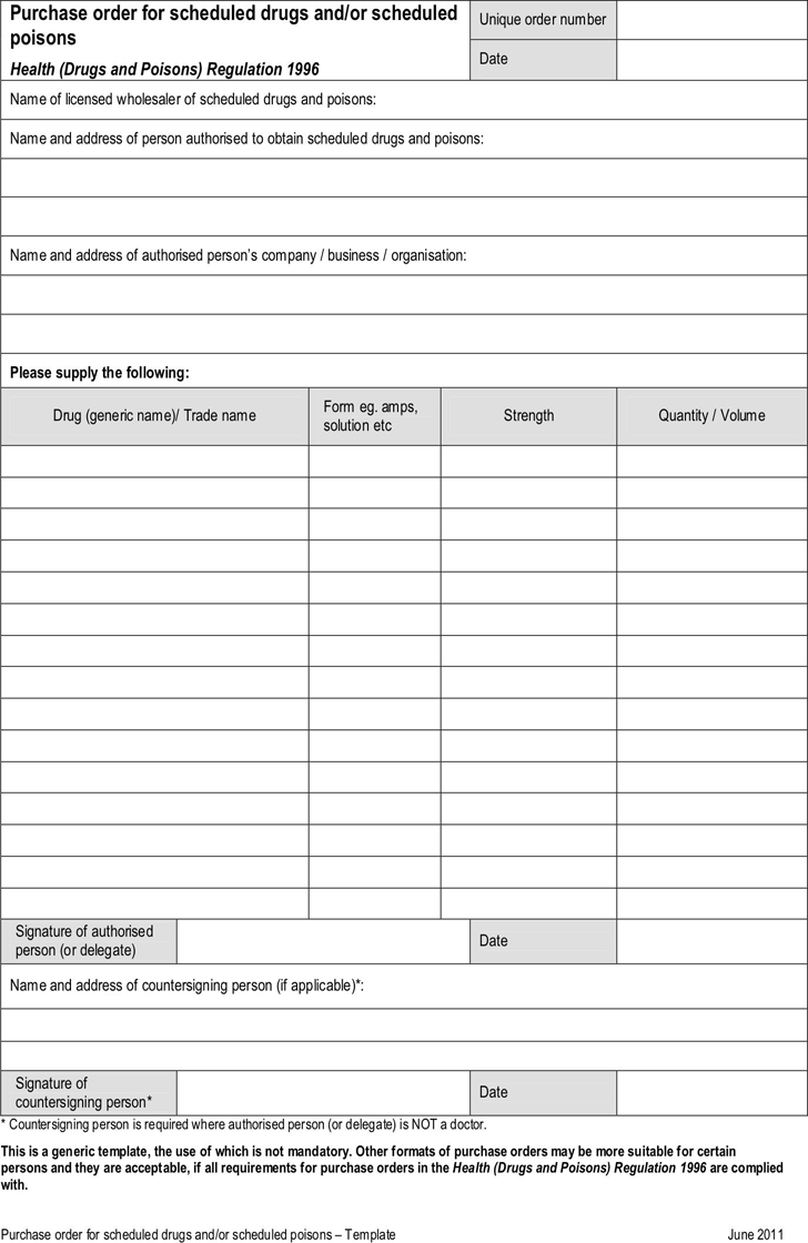 Purchase Order Template 2