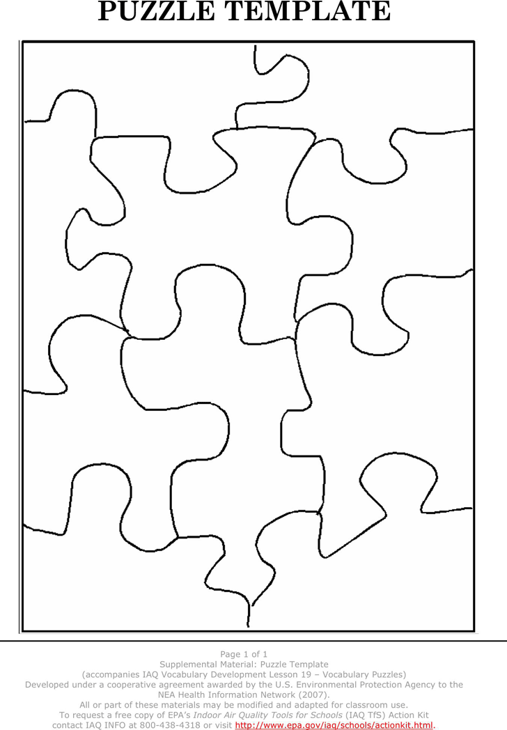 Puzzle Template 1