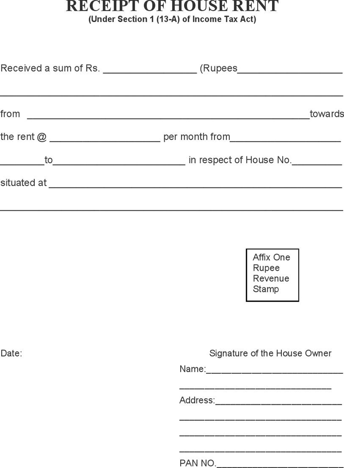 Rental Receipt Template 3 Page 2
