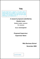 Research Proposal Sample