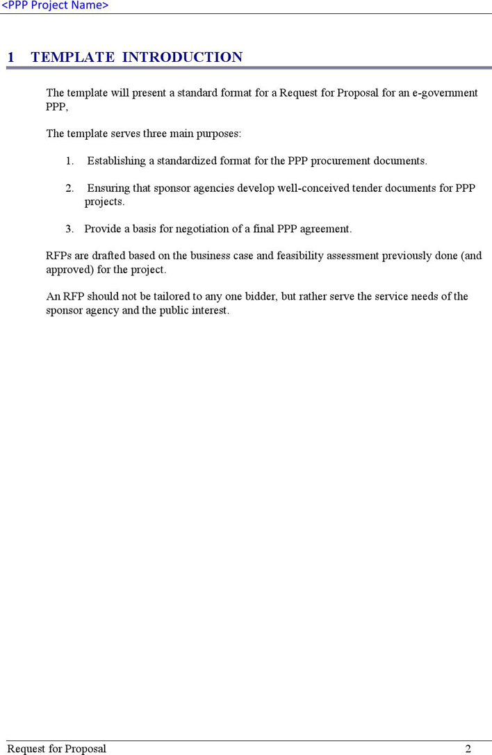 RFP Template 1 Page 2