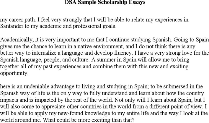 Sample Schoolarship Application Essay Page 3
