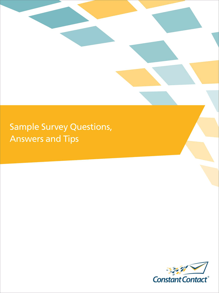 Sample Survey Questions