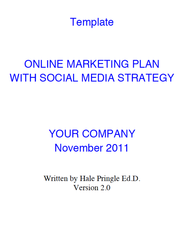 Social Media Marketing Plan Template 2