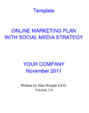 Social Media Marketing Plan Template