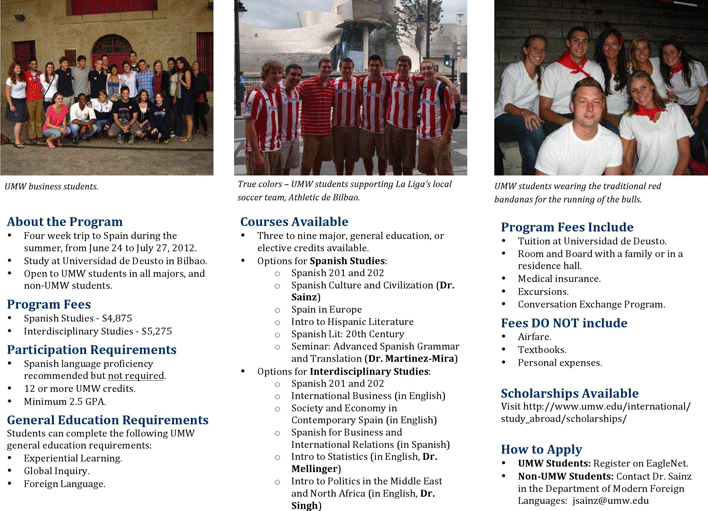 Spain Brochure Page 2