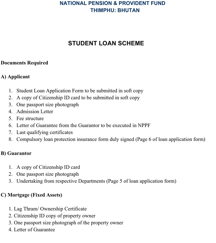 Students Loan Application Form 1