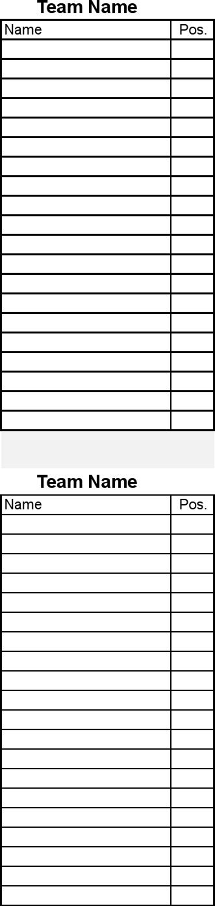 Team Roster Page 3