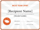 Team Certificates