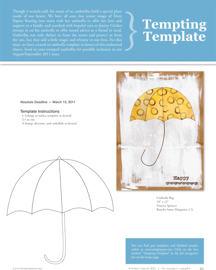 Umbrella Template 2