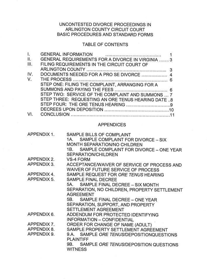 Virginia Separation Agreement Template Page 3
