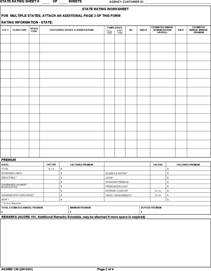 Workers Compensation Application Page 2